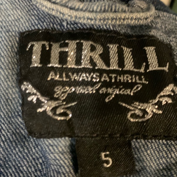 OOAK Frozen Upcycled Handmade Girls Denim Vest Handcraft Unique Elsa Olaf Size 5 - Picture 8 of 10